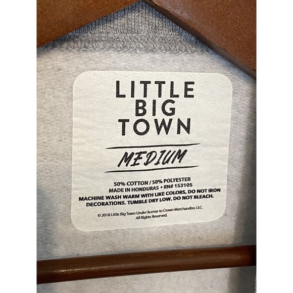 Little Big Town Gray Pullover Sweatshirt Women's Medium Pontoon State of Mind - Picture 4 of 4